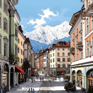 Innsbruck, dessin animé 1