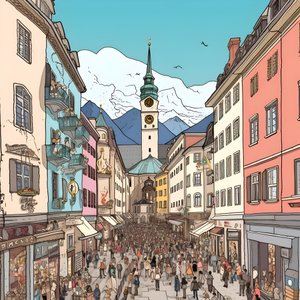 Innsbruck, dessin animé 2