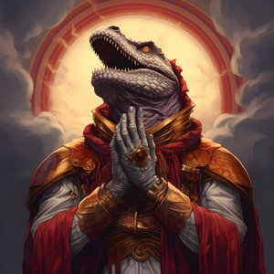 reine tueuse priant T-Rex 4