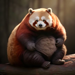 panda roux enfant humain obèse 4