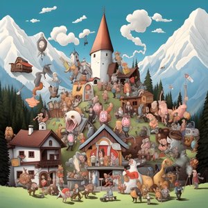 Autriche, dessin animé 3