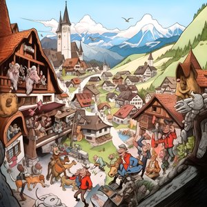 Autriche, dessin animé 4