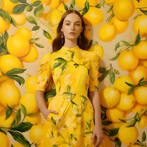 différents motifs de citron jaune 3
