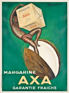 Affiche publicitaire pour la margarine Axa, 1931