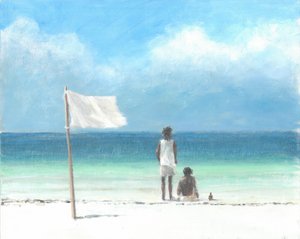 Garçons sur la plage, Kenya