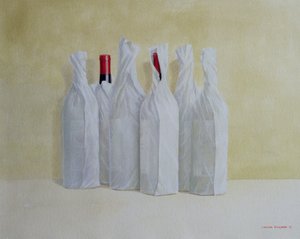 Bouteilles enveloppées, numéro 2, années 1990