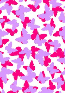 Papillons superposés (numérique)