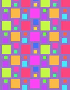 Carrés multicolores, 2011