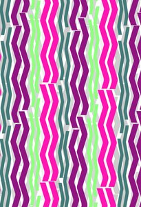 Rayures en zigzag, 2014, Médias numériques