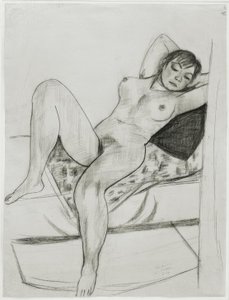 Nu féminin couché
