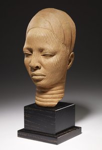 Tête de Sanctuaire, Culture Yoruba, Nigeria (terre cuite)
