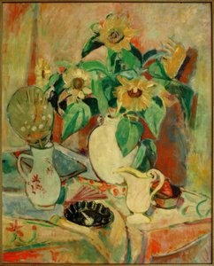 Nature morte avec tournesols