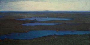 Sur la forêt et le lac