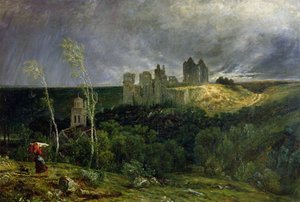 Les Ruines du Château de Pierrefonds, 1861