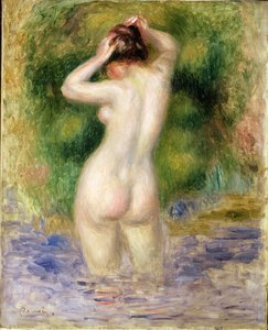 Nu pataugeant, c.1880