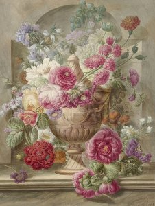 Vase avec des fleurs