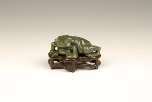 Statuette de crapaud (jade)