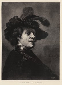 Rembrandt en officier