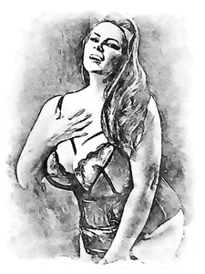 Beau modèle aux courbes