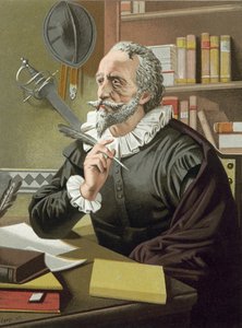 Cervantes dans son étude