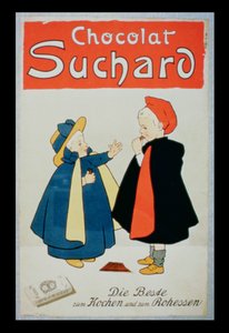 Affiche publicitaire pour le chocolat Suchard