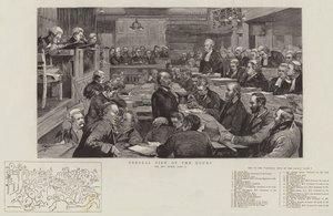 Vue générale de la cour