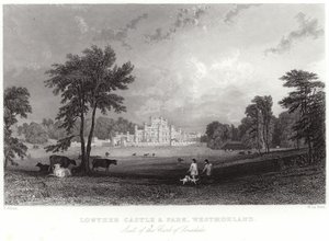 Château et parc de Lowther en Westmorland