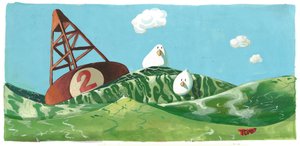 Oiseaux Bouée Houle