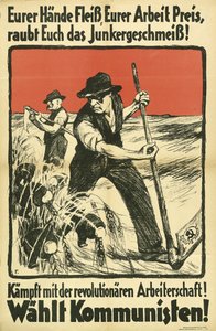 Affiche électorale communiste KPD, vers 1931