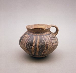 Pot en terre cuite chinois, vers 2500 av. J.-C.