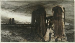 Ruines dans un paysage, 1870