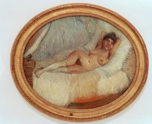 Nu féminin sur un lit