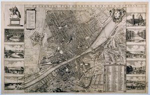 Carte de la ville de Florence