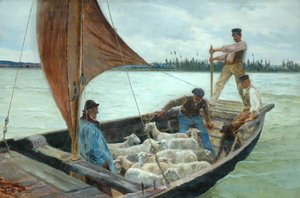 Une traversée venteuse, 1893