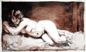 Figure féminine nue