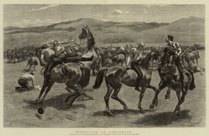 Lutte à cheval