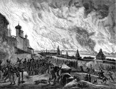 Moscou en feu, 15 septembre 1812, 1882-1884 - A. Etienne