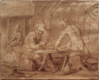 Le satyre chez le paysan - Abraham Bloemaert