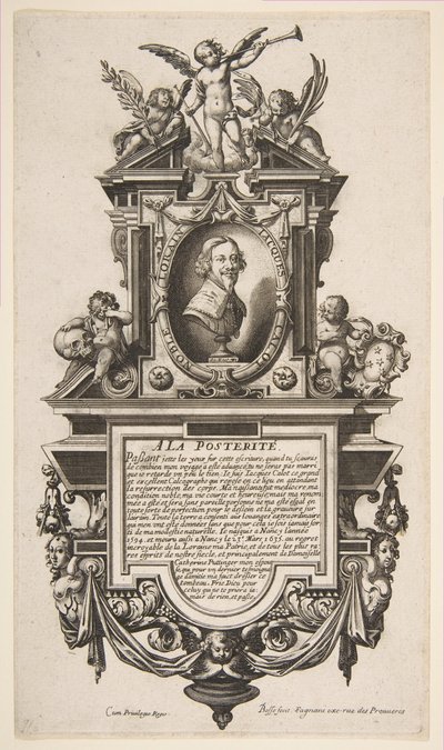 Portrait de Jacques Callot, vers 1636 - Abraham Bosse