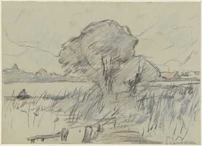 Paysage près de Leerdam - Adolf le Comte