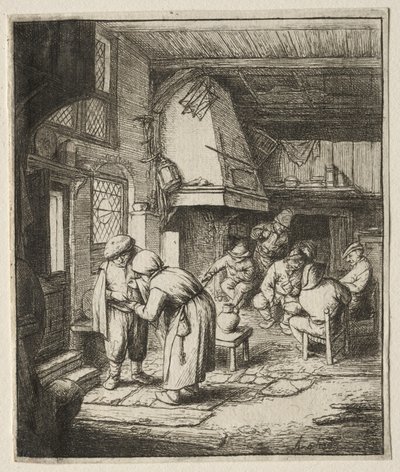 Le Paysan réglant sa dette - Adriaen Jansz. van Ostade