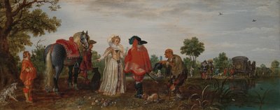 Printemps (La Rencontre) - Adriaen Pietersz van de Venne