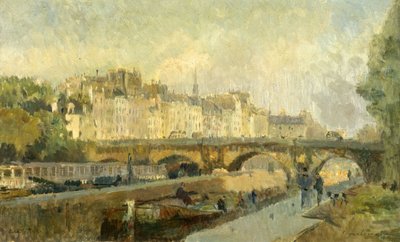 Le Pont Neuf - Albert Charles Lebourg