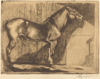 Le poney - Albert Besnard