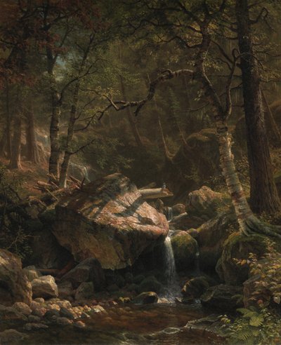 Ruisseau de montagne, 1863 - Albert Bierstadt