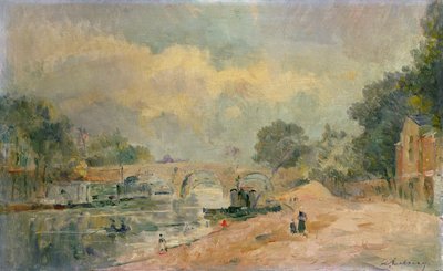 Le Pont Marie - Albert Charles Lebourg