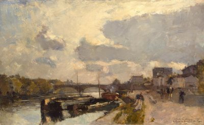 Le pont de Neuilly, près de Paris - Albert Lebourg