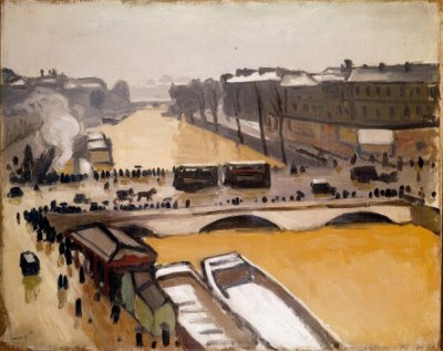 Inondation au Pont Saint-Michel - Albert Marquet