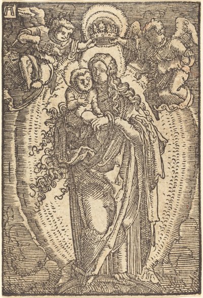 La Vierge couronnée par des anges - Albrecht Altdorfer