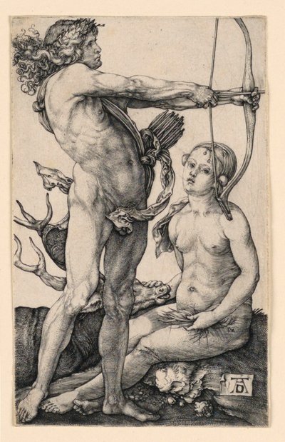 Apollon et Diane - Albrecht Dürer